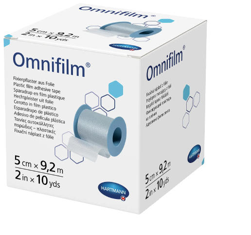 Пластир фіксуючий з прозорої плівки Omnifilm® 5 см х 9,2 м 1шт